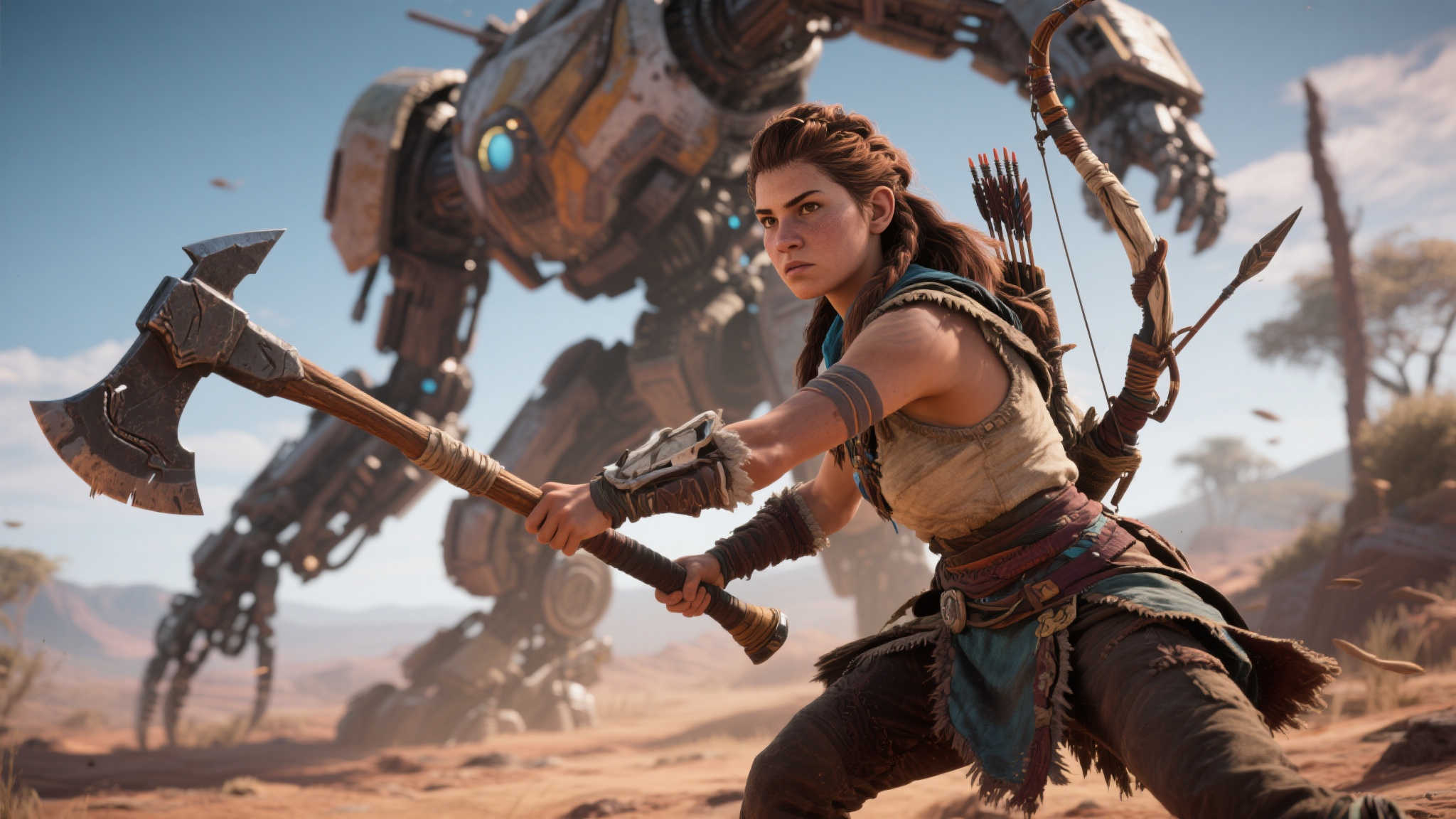 外媒爆料:《地平线3》或受战神启发,新增斧头武器! 外媒爆料:《地平线3》或受战神启发,新增斧头武器!