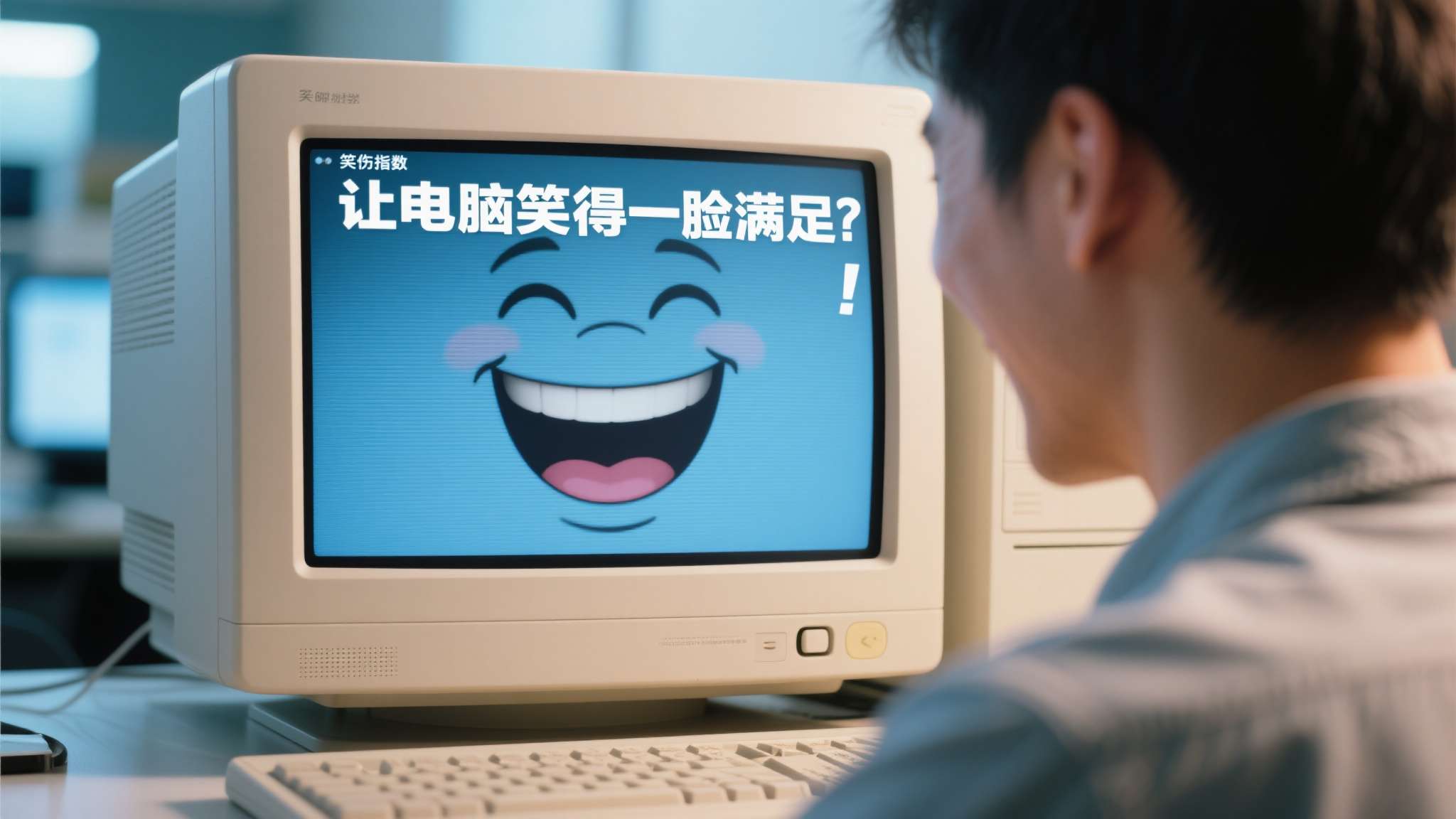 这有一只野生女蛙 囧图 椅子穿搭让电脑笑得一脸满足